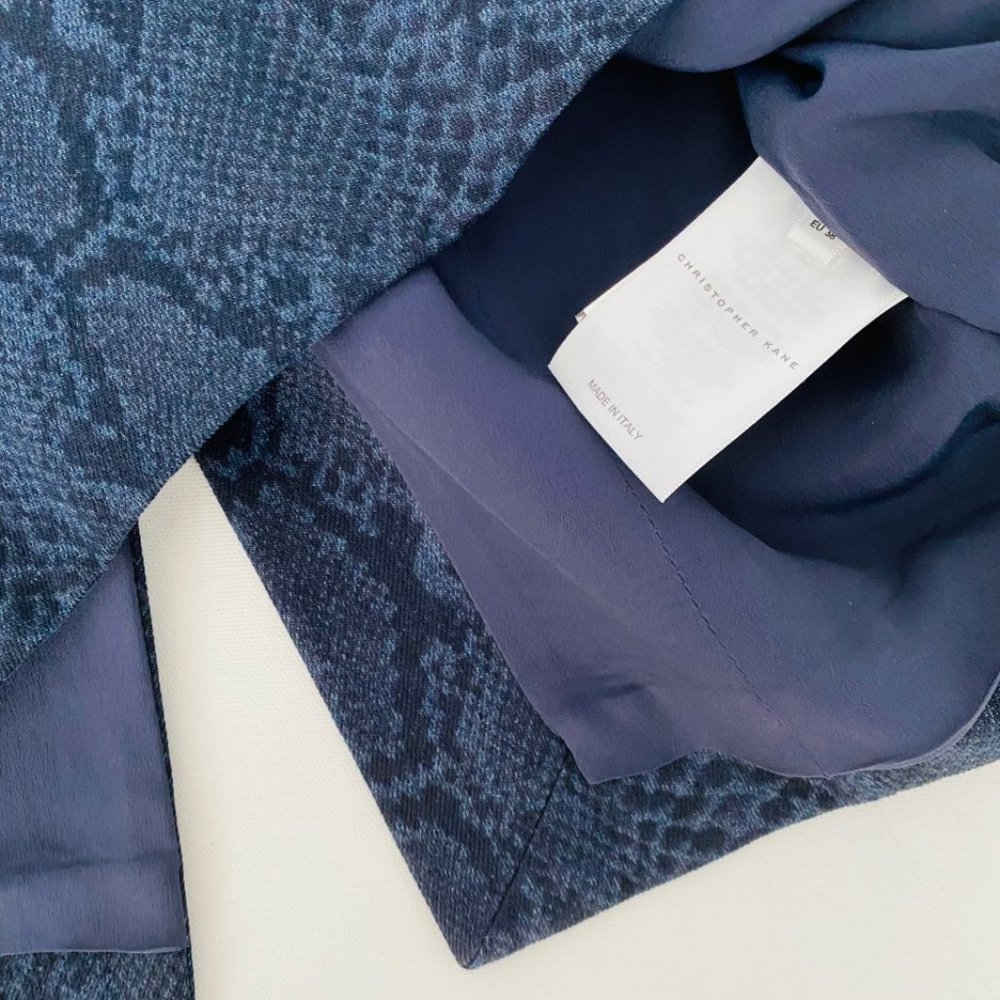 Christopher Kane Denim  Python Dress - Picture 8 of 10